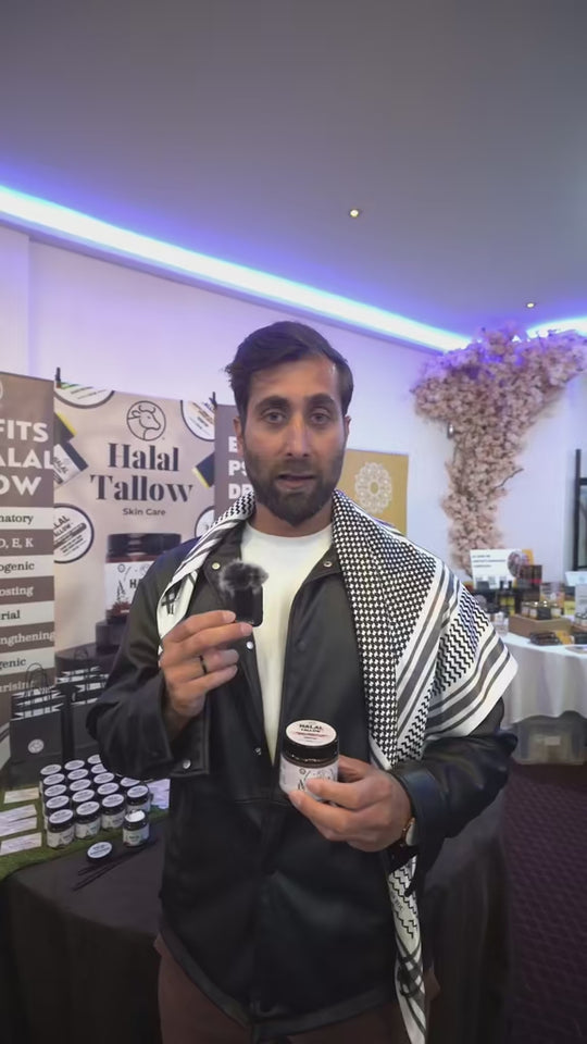 Halal Tallow at an event: all halal certified