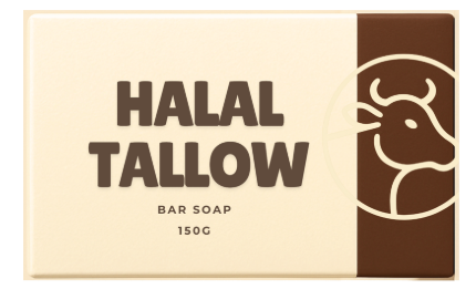 Halal Tallow soap bar 100g